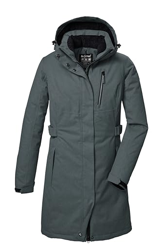 killtec Damen Funktionsparka/Parka mit abzippbarer Kapuze KOW 303 WMN PRK, graumelange, 38, 41815-000 im Sale